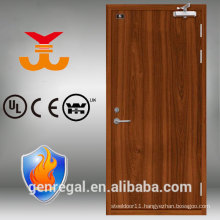BS hotel 60 wood fire rated door with steel frame